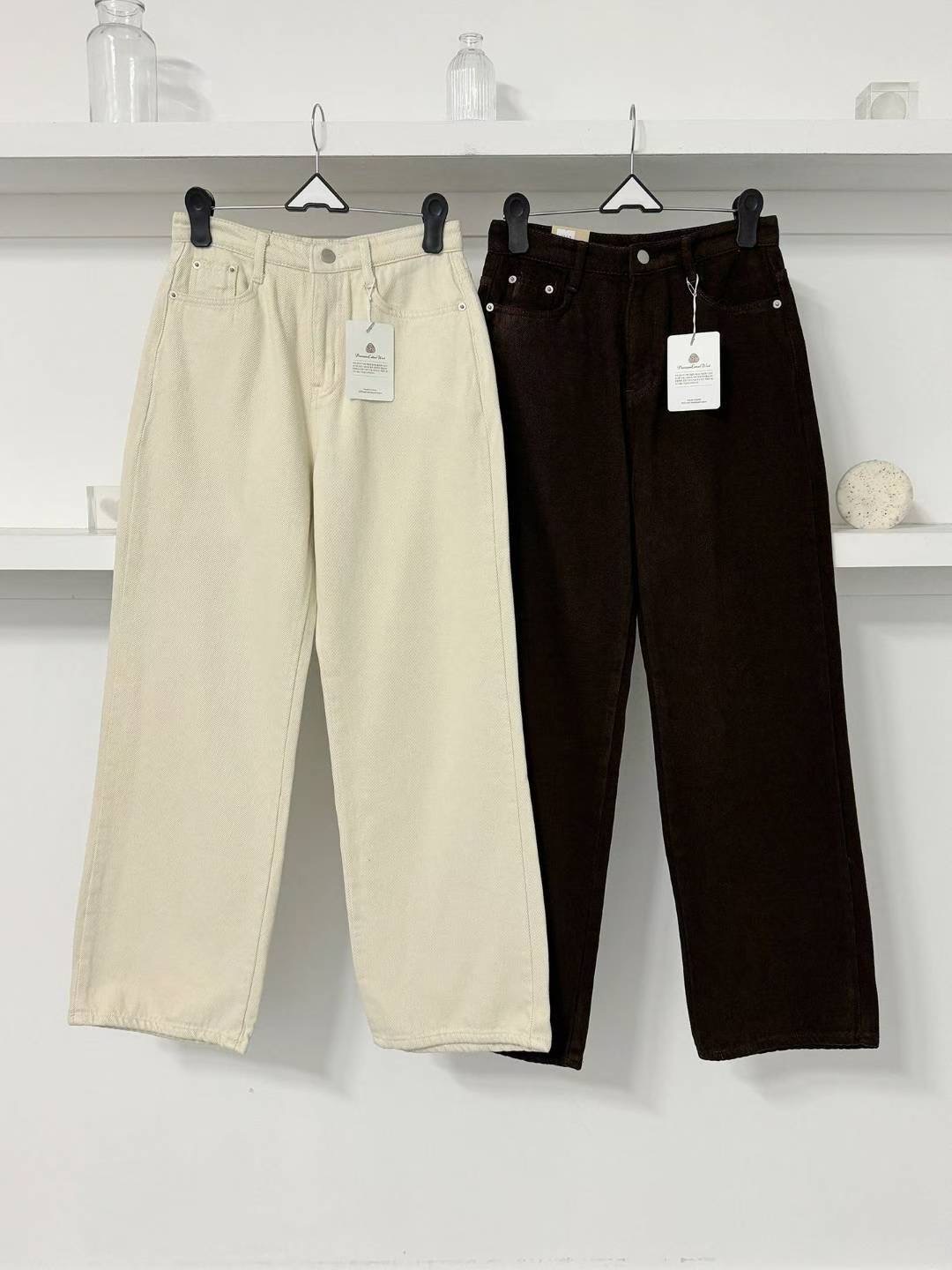 Theraw韓國直郵㊣女士新款時尚25秋冬職業推薦休閑熱賣牛仔褲Theraw牛仔褲