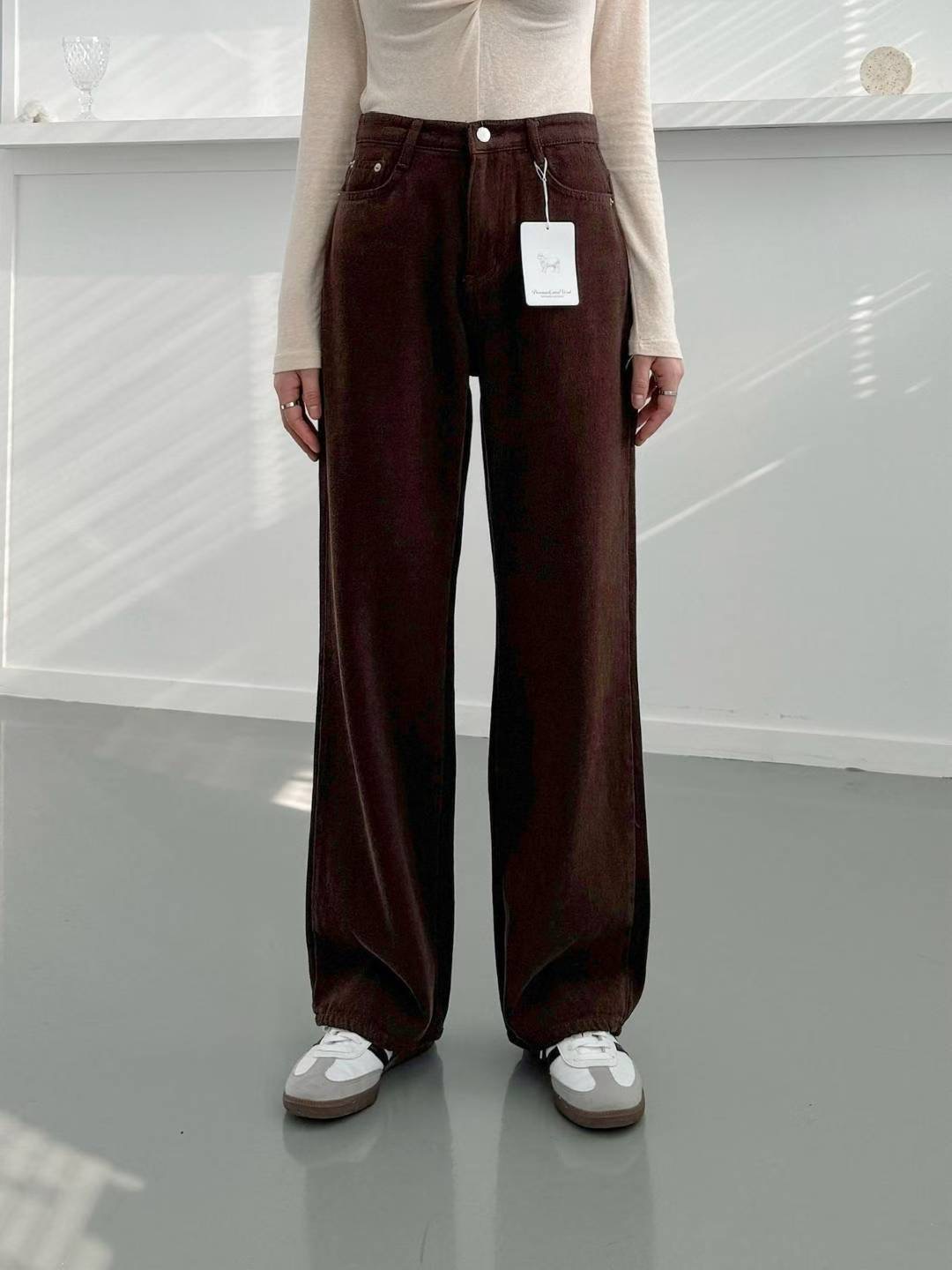 Theraw韓國直郵㊣女士新款時尚25秋冬職業推薦休閑熱賣牛仔褲Theraw牛仔褲圖色2