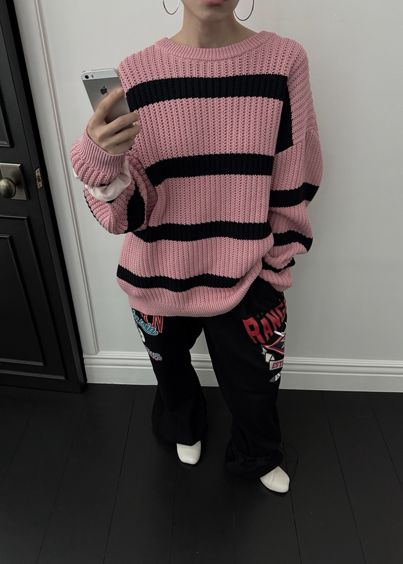 OURWAVE/OUR ROOM韓國代購㊣女裝新款職業25秋冬時尚針織衫Our Wave/Our Room針織衫