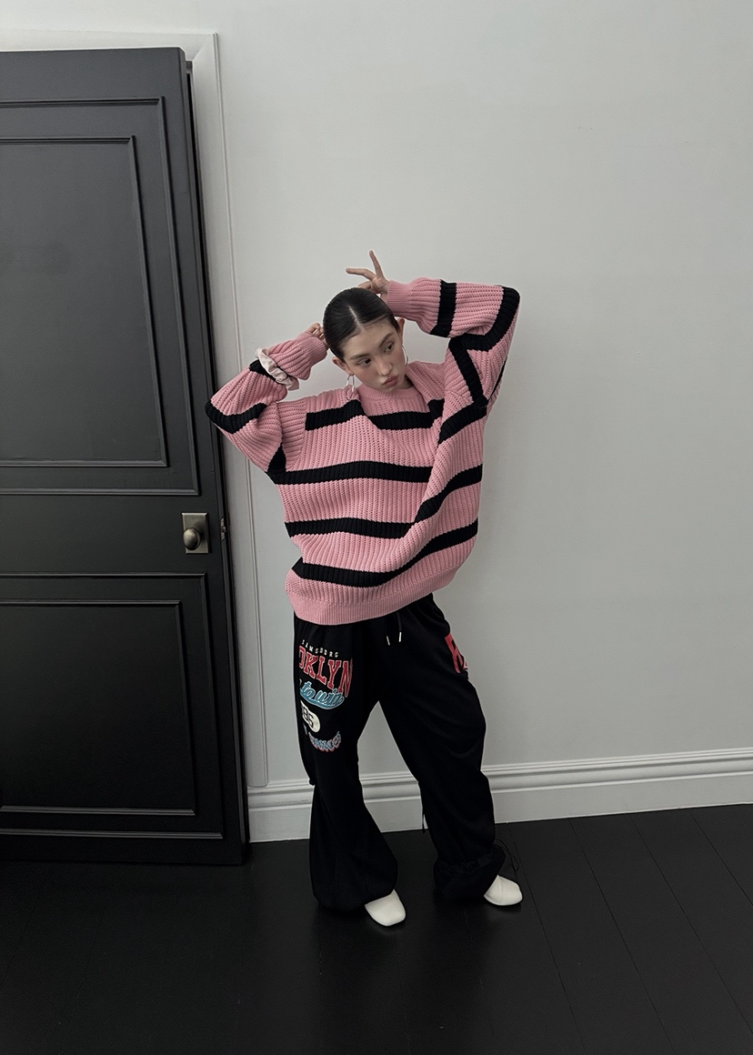 OURWAVE/OUR ROOM韓國代購㊣女裝新款職業25秋冬時尚針織衫Our Wave/Our Room針織衫