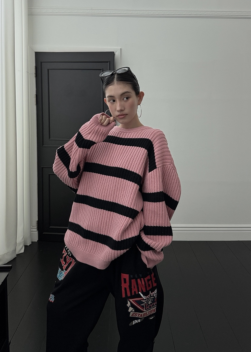 OURWAVE/OUR ROOM韓國代購㊣女裝新款職業25秋冬時尚針織衫Our Wave/Our Room針織衫