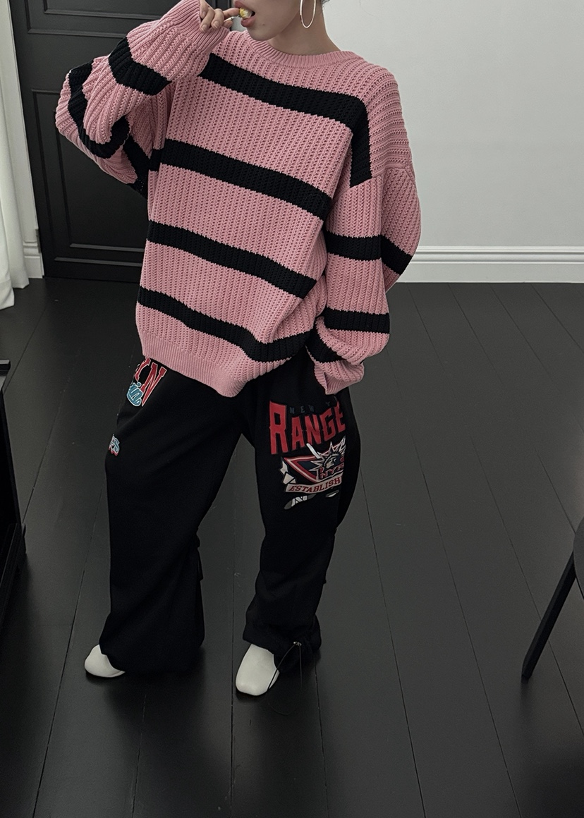 OURWAVE/OUR ROOM韓國代購㊣女裝新款職業25秋冬時尚針織衫Our Wave/Our Room針織衫