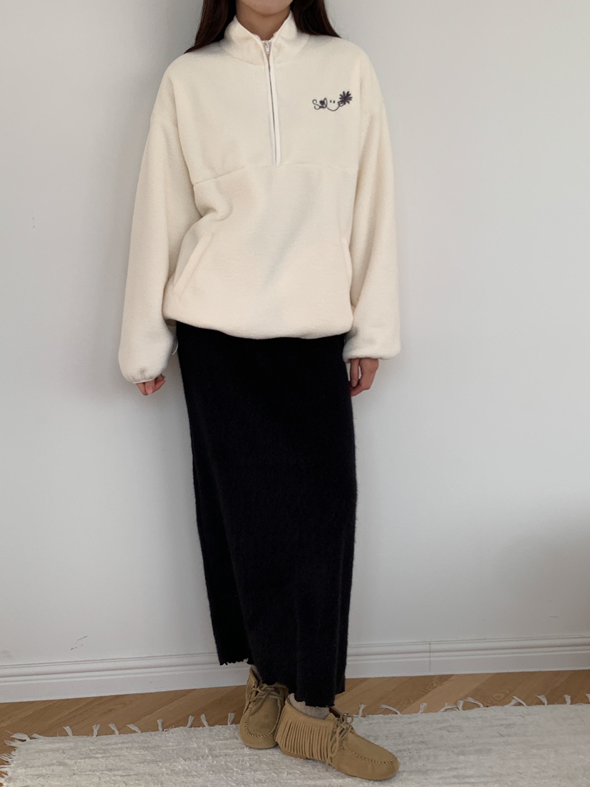 YES東大門㊣直郵女士新品25秋冬推薦休閑時尚真品職業衛衣拉鏈YES衛衣