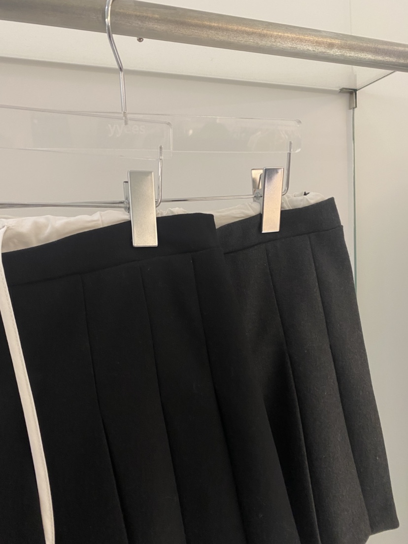 YES韓國代購㊣女士新款時尚25秋冬熱賣休閑推薦裙褲百褶褶裙YES裙褲