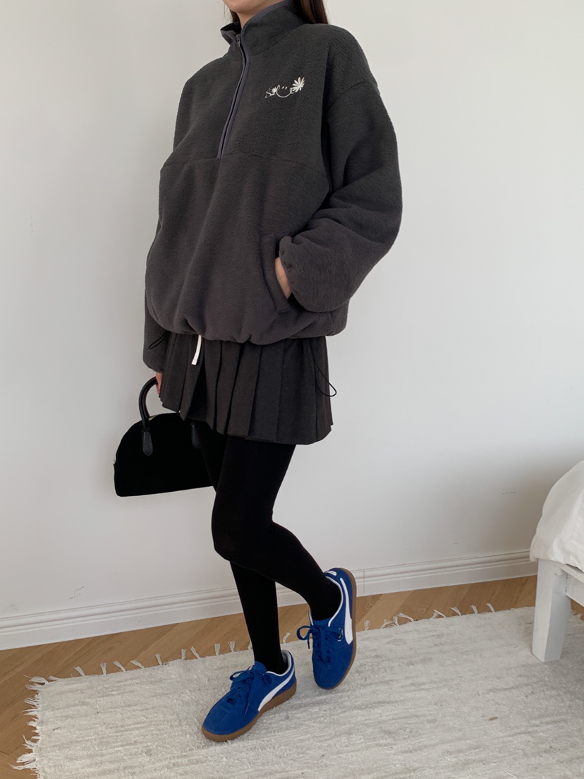 YES韓國代購㊣女士新款時尚25秋冬熱賣休閑推薦裙褲百褶褶裙YES裙褲