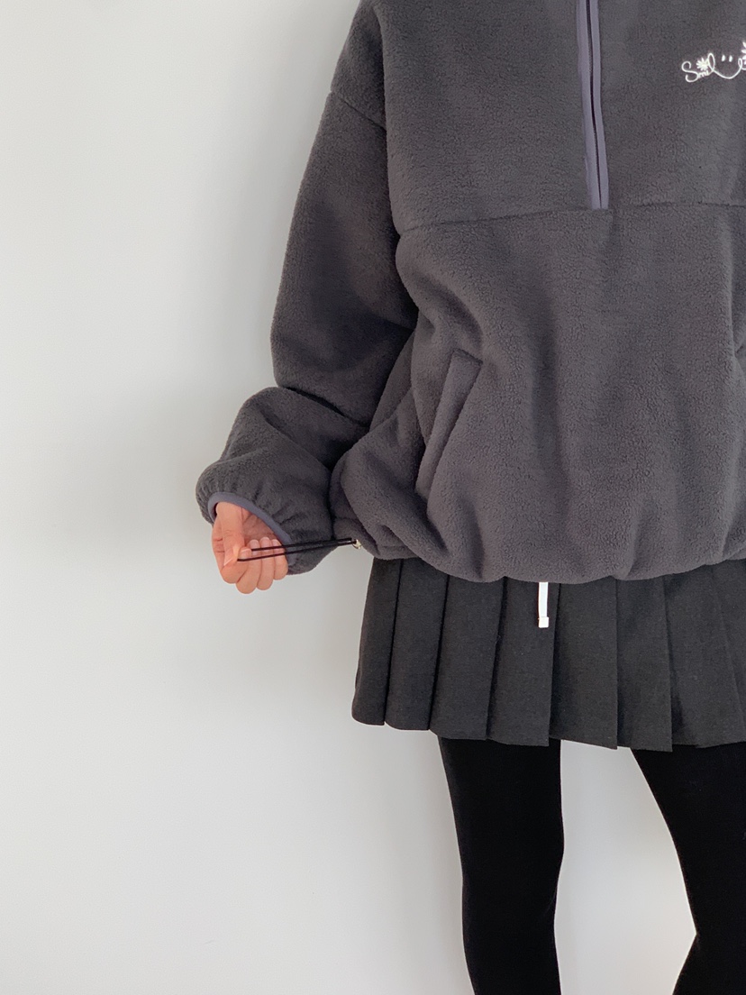 YES韓國代購㊣女士新款時尚25秋冬熱賣休閑推薦裙褲百褶褶裙YES裙褲