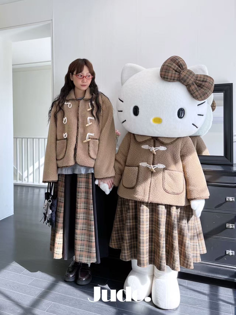 HEYJUDE東大門㊣代購女士新品25秋冬真品推薦時尚職業短款大衣HEYJUDE短款大衣