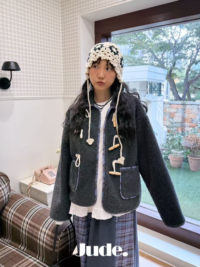 HEYJUDE東大門㊣代購女士新品25秋冬真品推薦時尚職業短款大衣HEYJUDE短款大衣