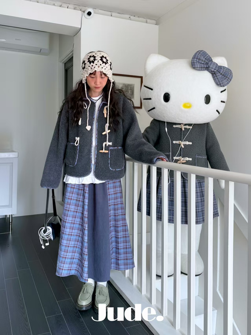 HEYJUDE東大門㊣代購女士新品25秋冬真品推薦時尚職業短款大衣HEYJUDE短款大衣