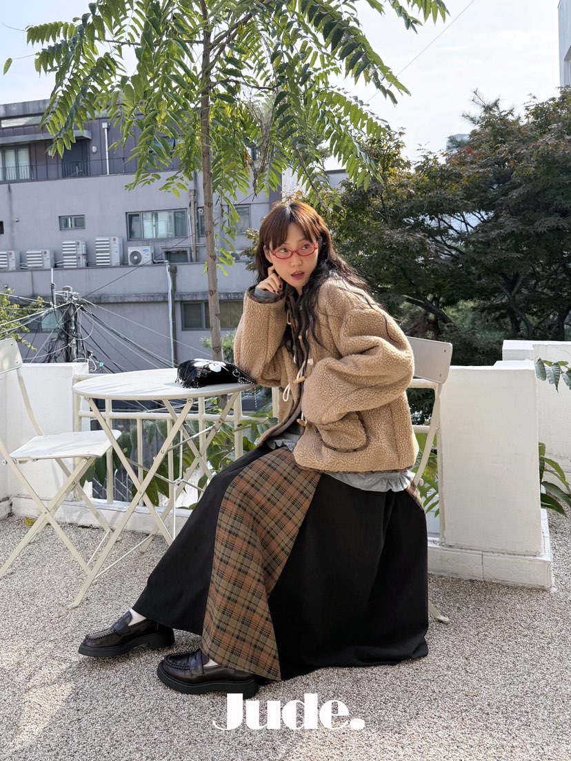 HEYJUDE東大門㊣代購女士新品25秋冬真品推薦時尚職業短款大衣HEYJUDE短款大衣