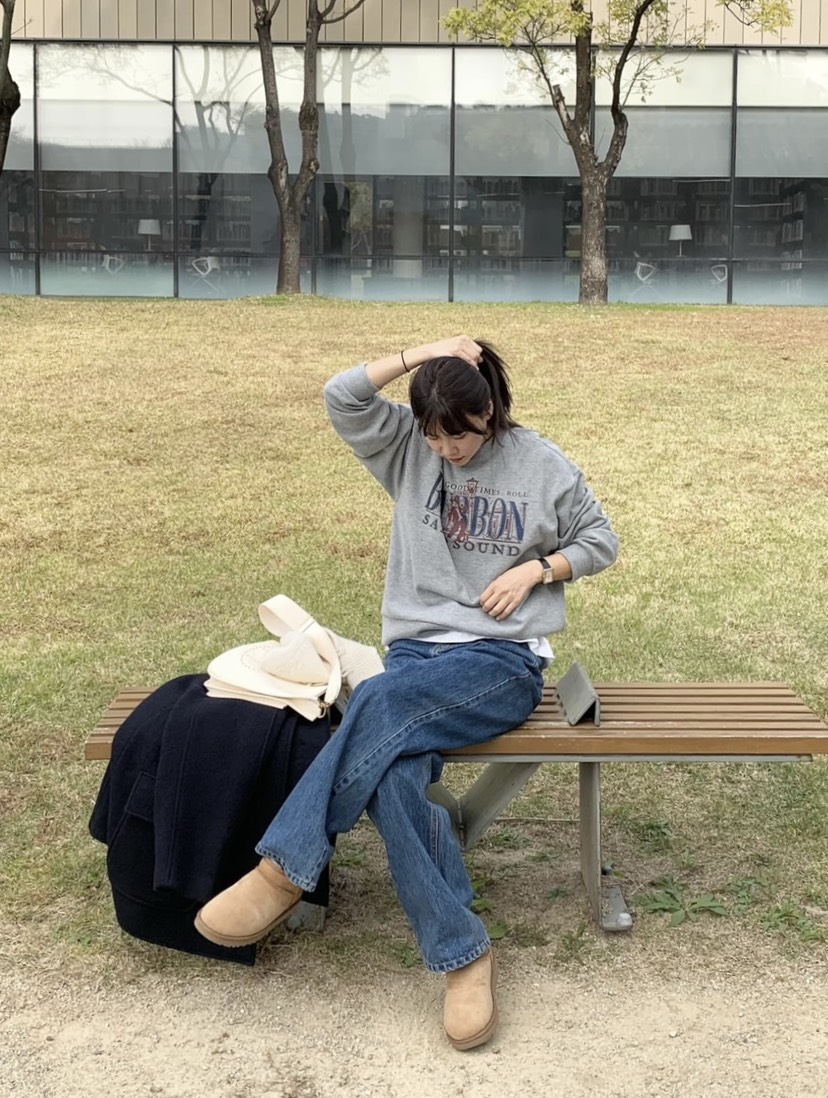 COURGETTE東大門㊣直郵女士新品真品人氣25秋冬休閑時尚衛衣COURGETTE衛衣