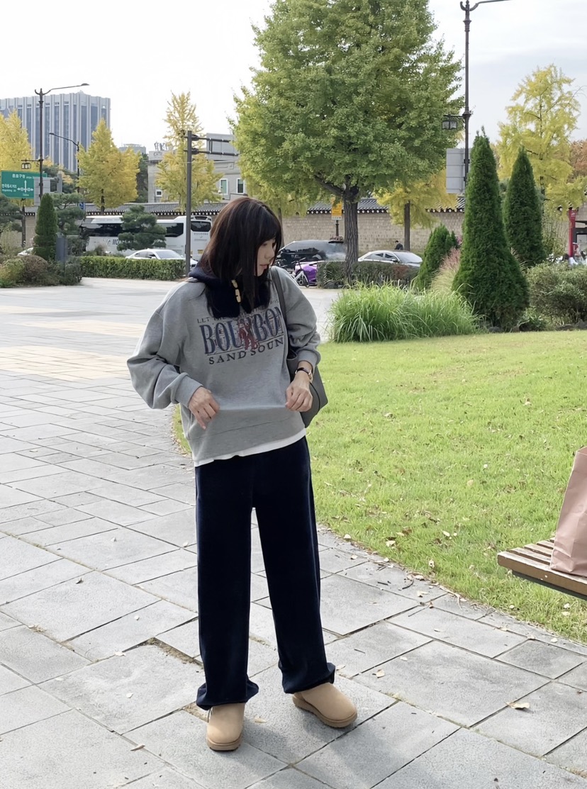 COURGETTE東大門㊣直郵女士新品真品人氣25秋冬休閑時尚衛衣COURGETTE衛衣