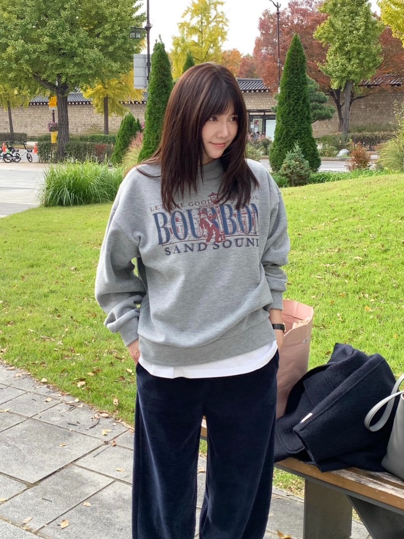 COURGETTE東大門㊣直郵女士新品真品人氣25秋冬休閑時尚衛衣COURGETTE衛衣