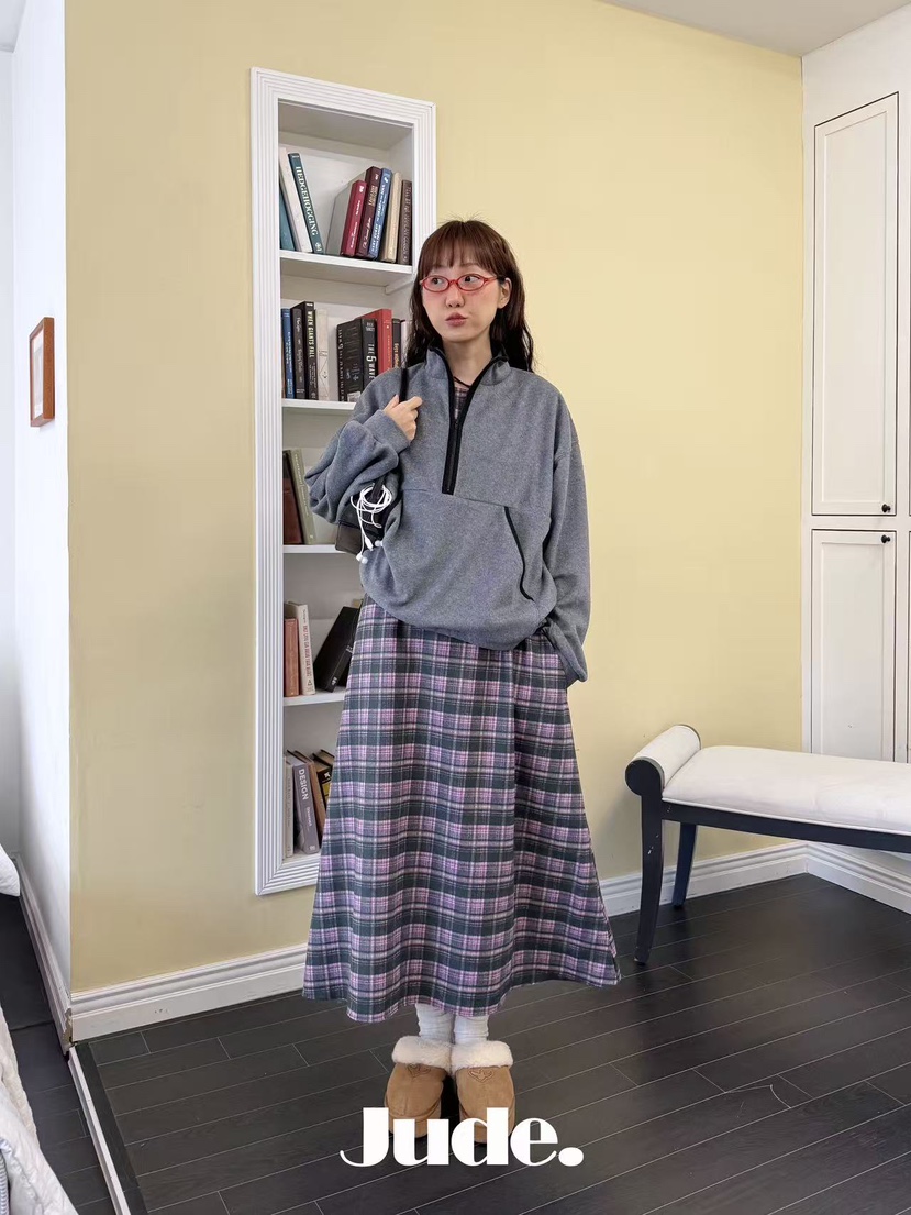 HEYJUDE東大門㊣代購女士新品時尚人氣熱賣推薦休閑25秋冬連衣裙HEYJUDE連衣裙