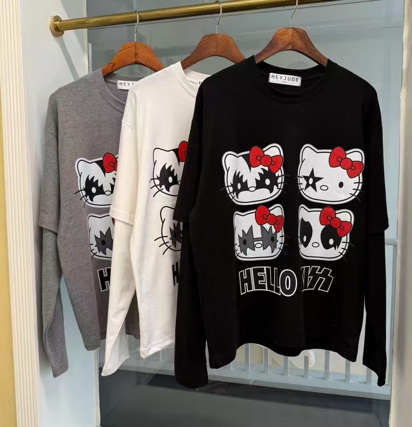 HEYJUDE韓國代購㊣女裝新品推薦25秋冬職業人氣時尚長袖T恤HEYJUDE長袖T恤