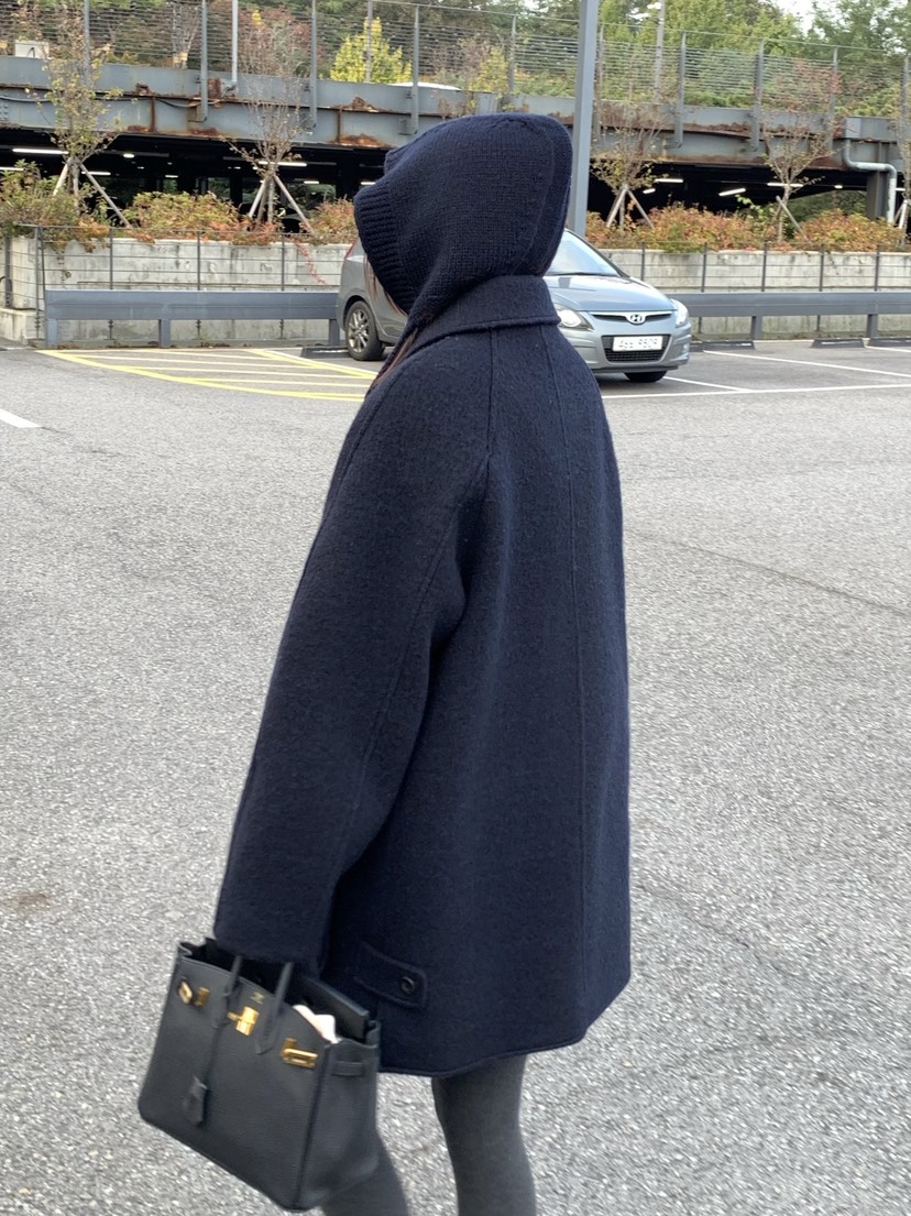 COURGETTE東大門㊣實拍女裝新品時尚真品推薦中長款大衣羊毛COURGETTE中長款大衣