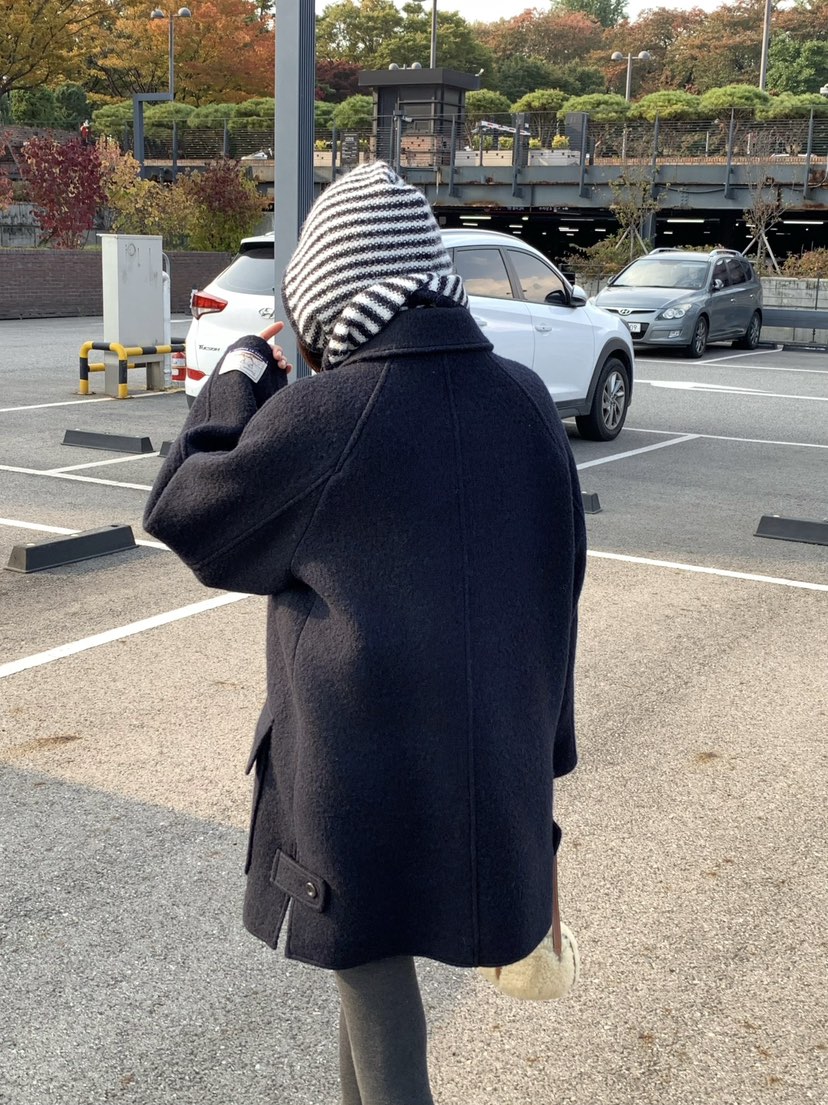 COURGETTE東大門㊣實拍女裝新品時尚真品推薦中長款大衣羊毛COURGETTE中長款大衣