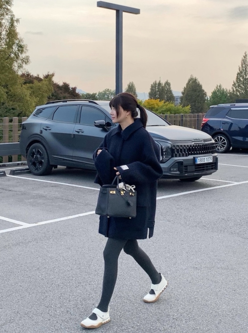 COURGETTE東大門㊣實拍女裝新品時尚真品推薦中長款大衣羊毛COURGETTE中長款大衣