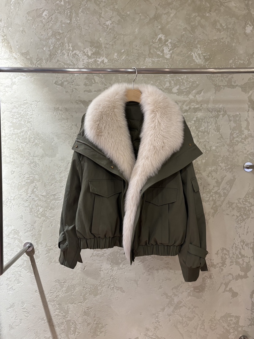 PIN-UP韓國代購㊣女士新品真品25秋冬休閑熱賣職業夾克狐貍PIN-UP夾克圖色1