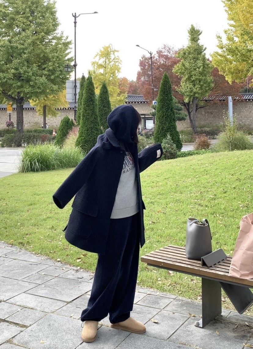 COURGETTE韓國代購㊣女士新款職業休閑熱賣25秋冬人氣帽子兜帽COURGETTE帽子