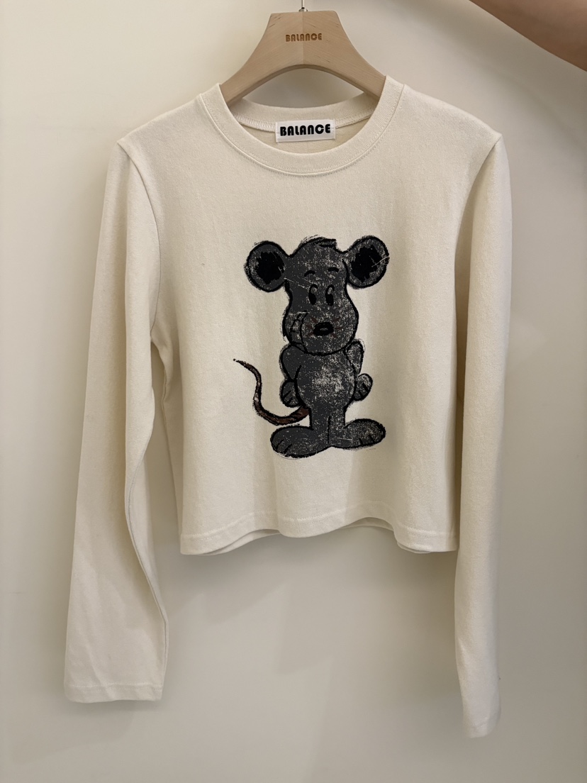 BALANCE韓國直郵㊣女裝新款熱賣推薦職業時尚人氣休閑長袖T恤BALANCE長袖T恤圖色1