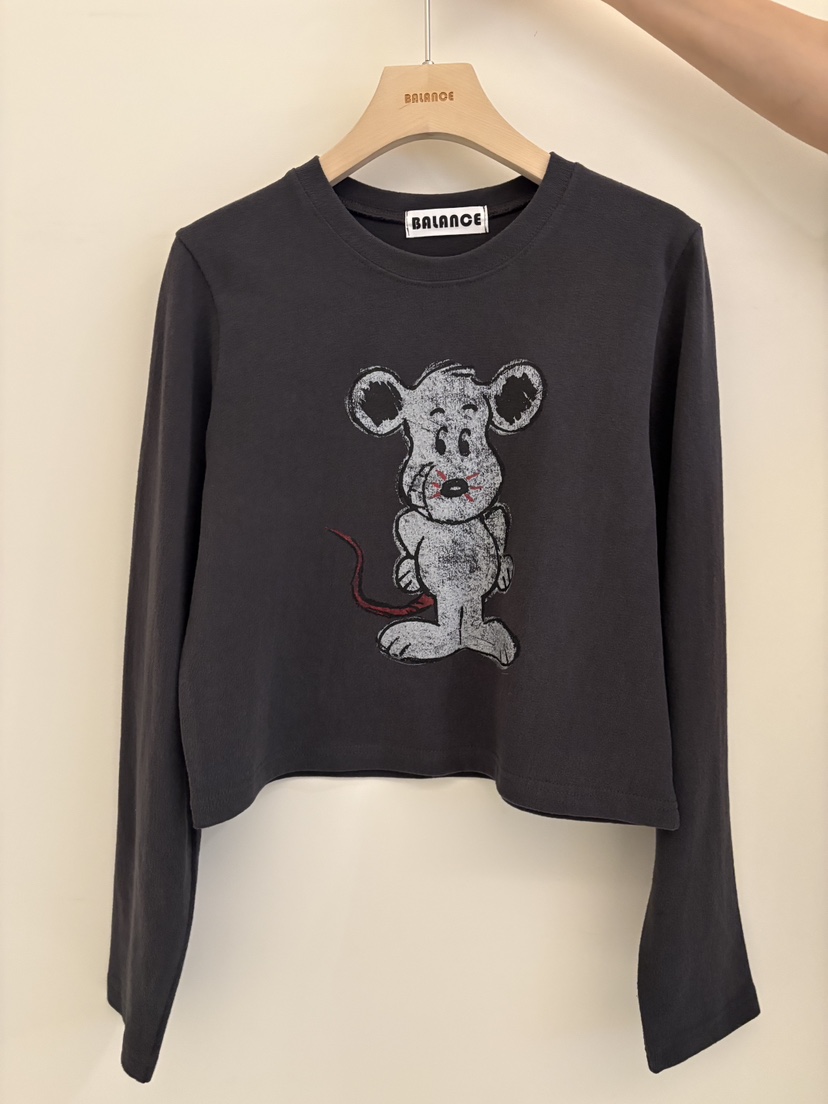 BALANCE韓國直郵㊣女裝新款熱賣推薦職業時尚人氣休閑長袖T恤BALANCE長袖T恤圖色2