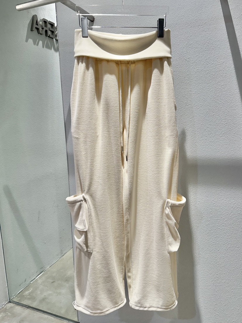 ARSERA東大門㊣代購女士新款真品25秋冬休閑休閑褲天鵝絨口袋ARSERA休閑褲圖色1