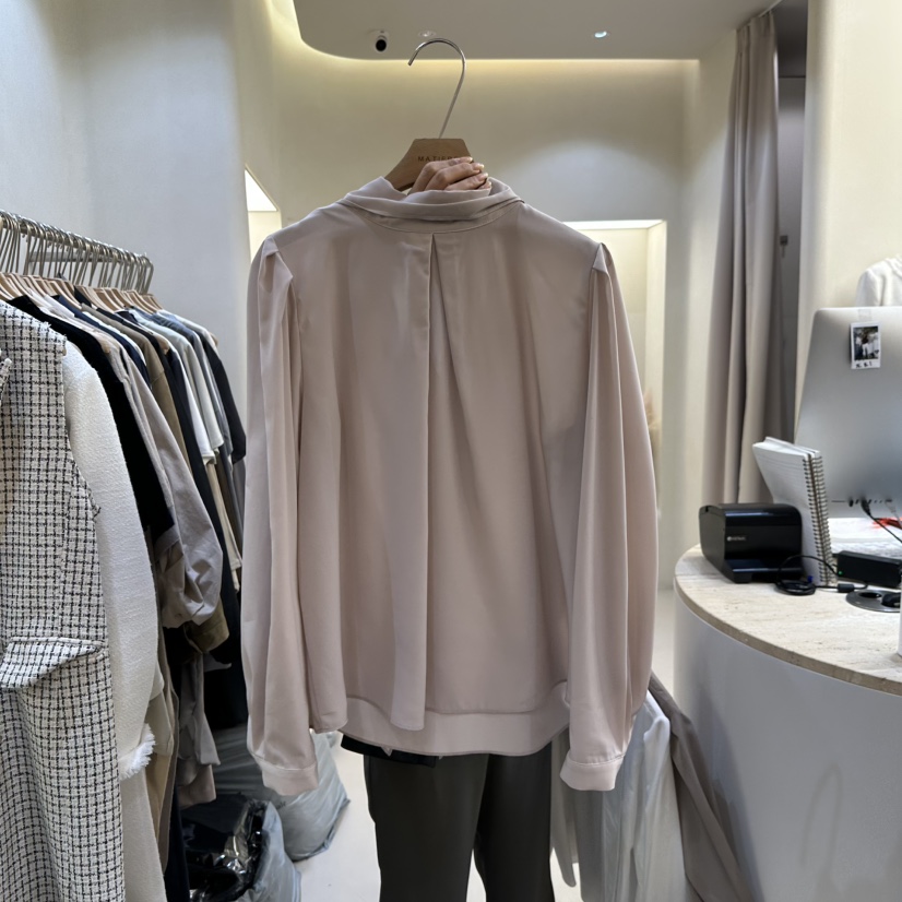 MATIERE東大門㊣代購女裝新品人氣真品休閑25秋冬襯衫蕾絲衫MATIERE襯衫/蕾絲衫圖色1