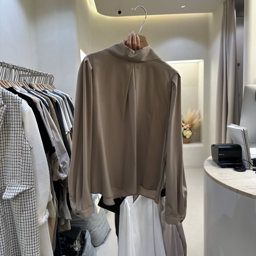 MATIERE東大門㊣代購女裝新品人氣真品休閑25秋冬襯衫蕾絲衫MATIERE襯衫/蕾絲衫圖色3