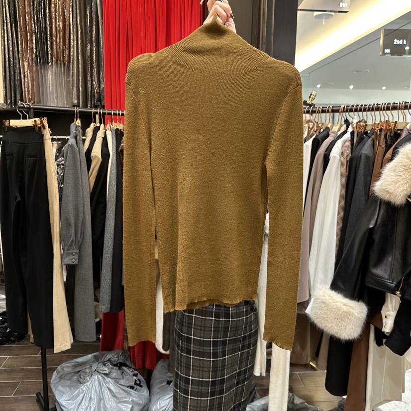 HERISH-HAUTE東大門㊣直郵女士新款真品推薦職業長袖T恤抓絨HERISH-HAUTE長袖T恤