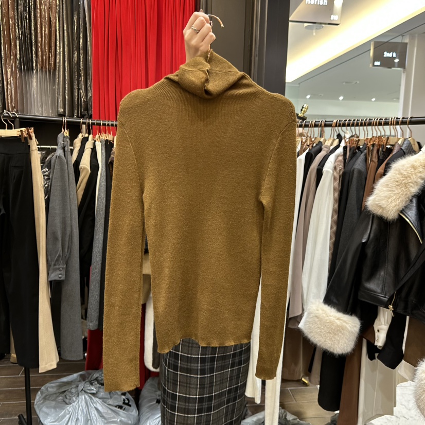 HERISH-HAUTE東大門㊣直郵女士新款真品推薦職業長袖T恤抓絨HERISH-HAUTE長袖T恤圖色2