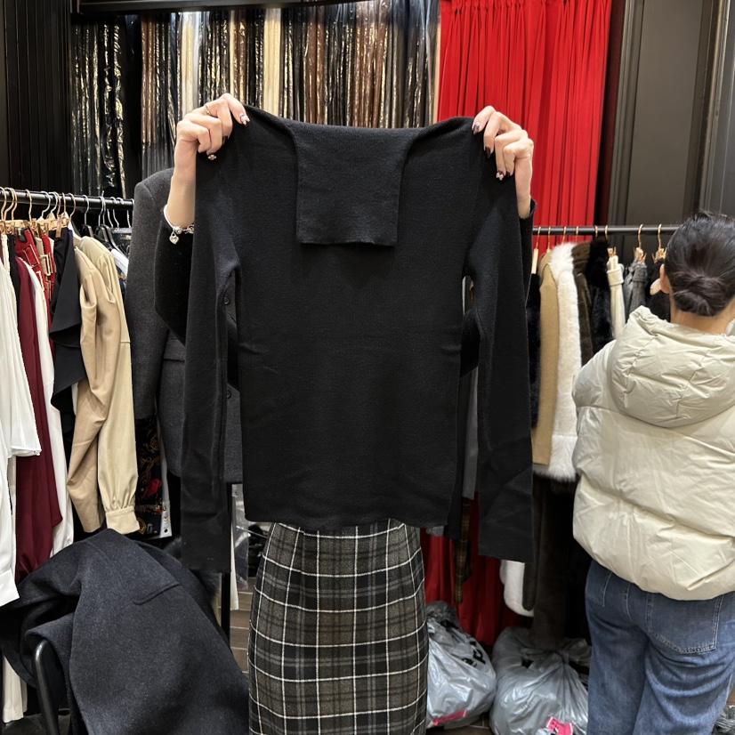HERISH-HAUTE東大門㊣直郵女士新款真品推薦職業長袖T恤抓絨HERISH-HAUTE長袖T恤圖色3