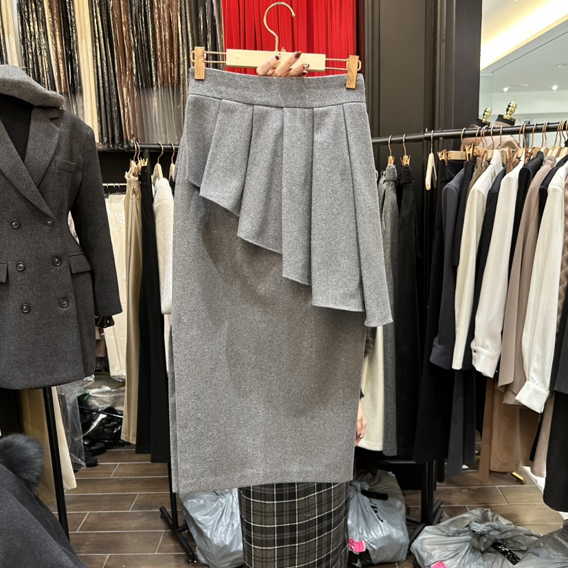 HERISH-HAUTE東大門㊣直郵女裝新款時尚職業熱賣25秋冬長裙HERISH-HAUTE長裙