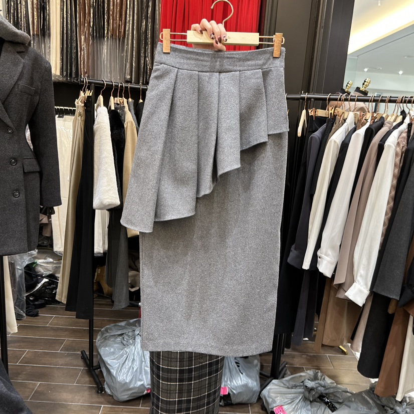 HERISH-HAUTE東大門㊣直郵女裝新款時尚職業熱賣25秋冬長裙HERISH-HAUTE長裙圖色1