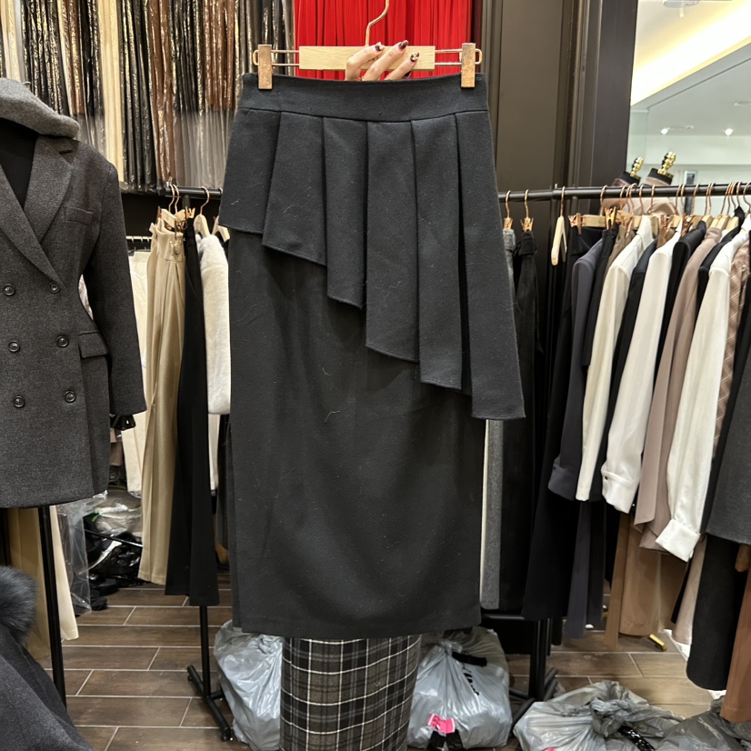 HERISH-HAUTE東大門㊣直郵女裝新款時尚職業熱賣25秋冬長裙HERISH-HAUTE長裙圖色2