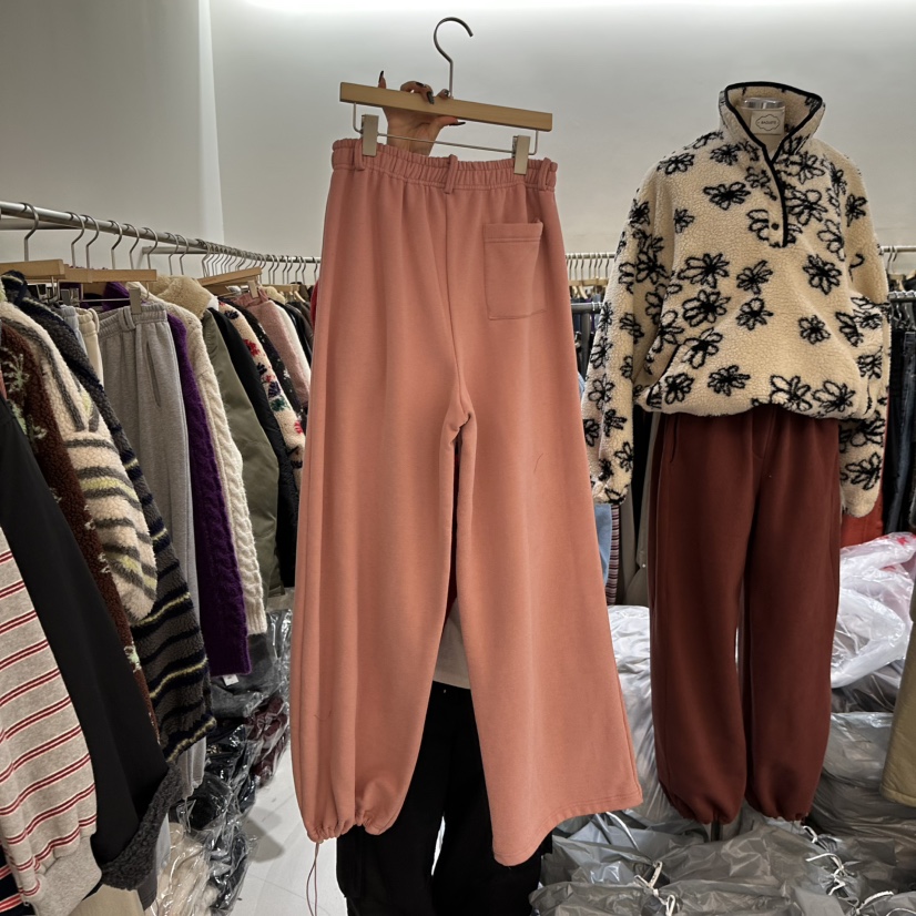 BAGUETTE-P東大門㊣代購女裝新款職業25秋冬時尚休閑褲加絨BAGUETTE-P休閑褲