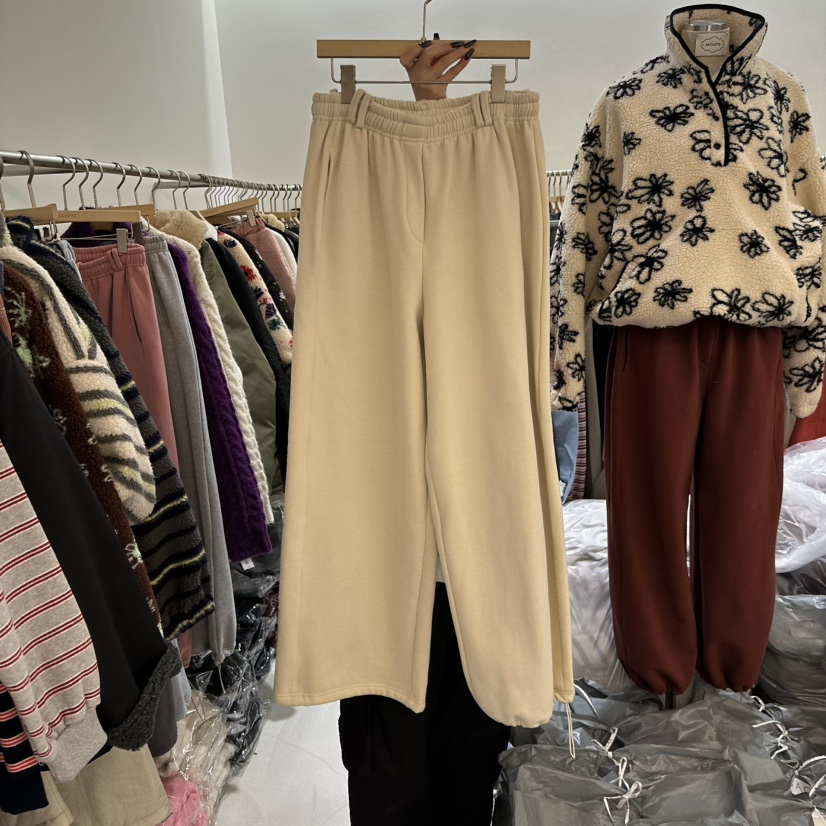 BAGUETTE-P東大門㊣代購女裝新款職業25秋冬時尚休閑褲加絨BAGUETTE-P休閑褲圖色3