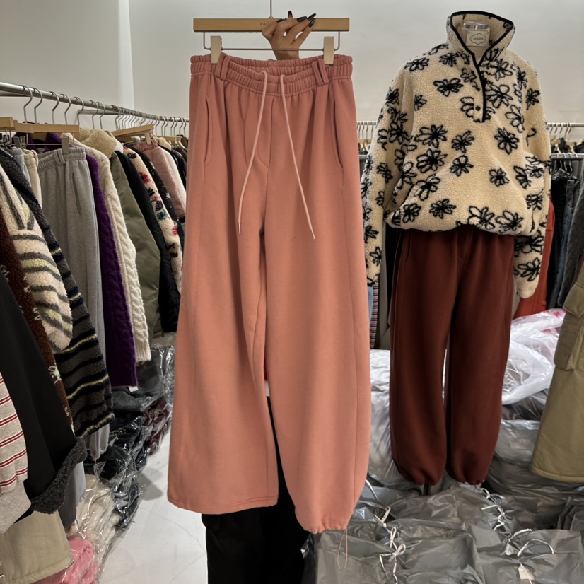 BAGUETTE-P東大門㊣代購女裝新款職業25秋冬時尚休閑褲加絨BAGUETTE-P休閑褲圖色4