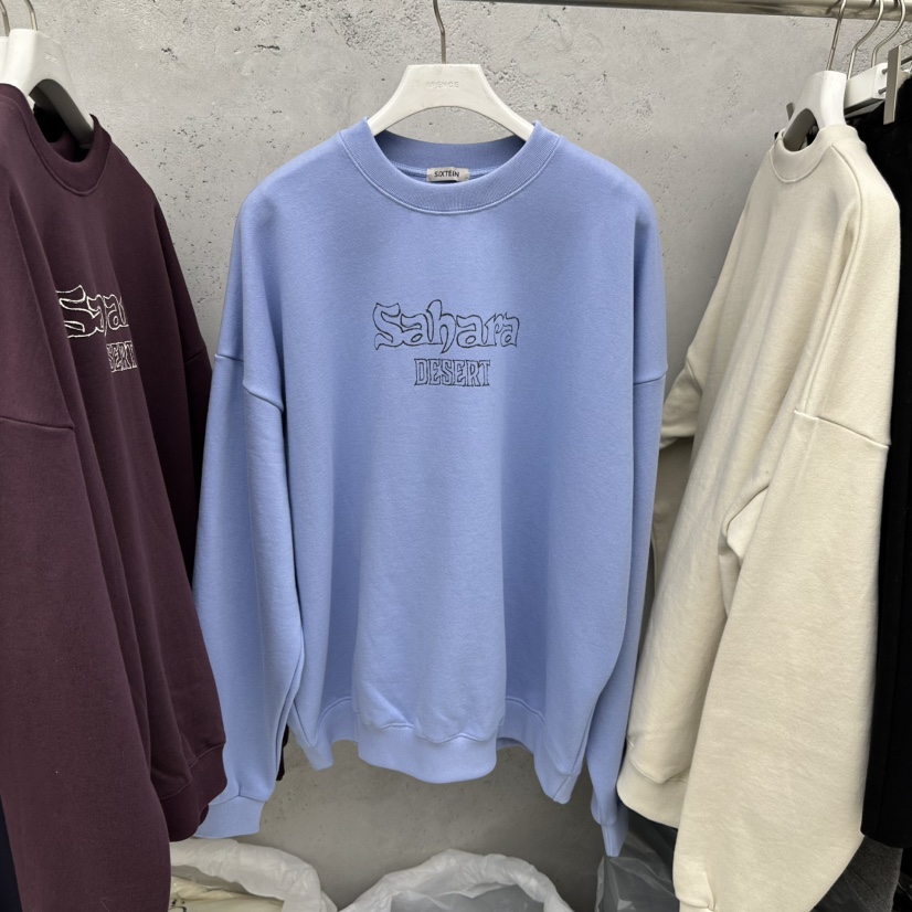 SIXTEEN韓國直郵㊣女士新款25秋冬推薦休閑時尚真品衛衣加絨SIXTEEN衛衣圖色2