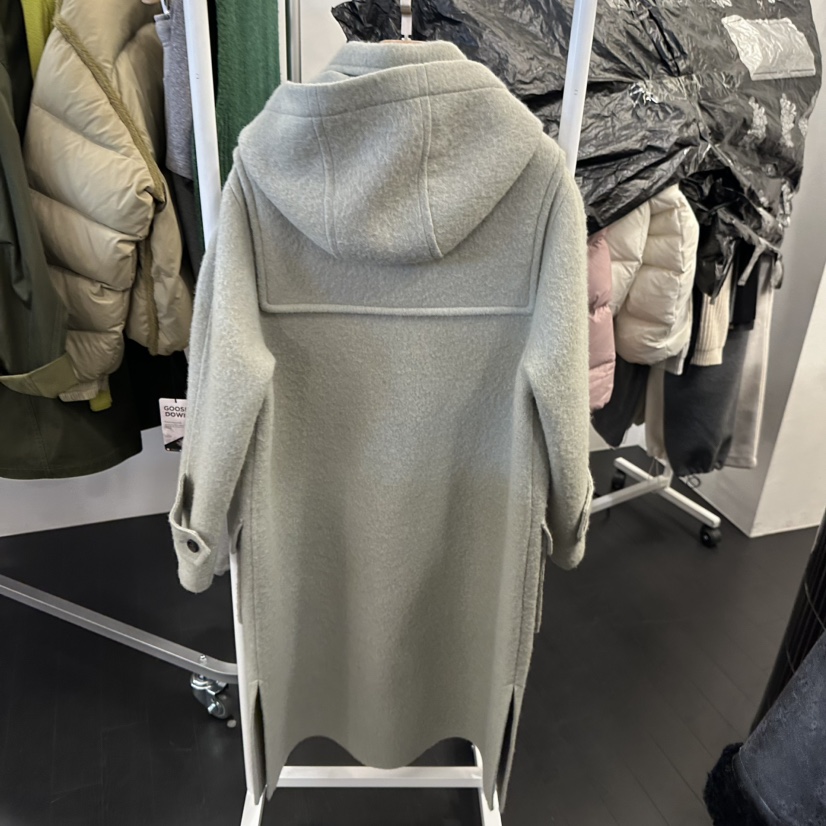 EGG東大門㊣直郵女裝新款休閑時尚熱賣人氣職業25秋冬中長款大衣EGG-訂貨周期長中長款大衣