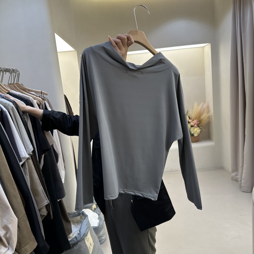 MATIERE東大門㊣實拍女裝新品職業推薦休閑真品熱賣長袖T恤MATIERE長袖T恤