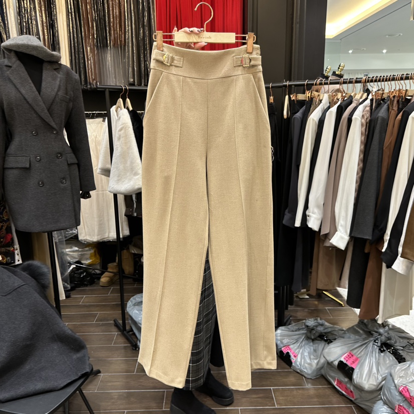 HERISH-HAUTE韓國直郵㊣女士新品休閑25秋冬職業推薦休閑褲HERISH-HAUTE休閑褲圖色1