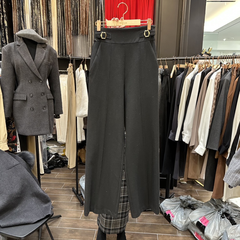 HERISH-HAUTE韓國直郵㊣女士新品休閑25秋冬職業推薦休閑褲HERISH-HAUTE休閑褲圖色2