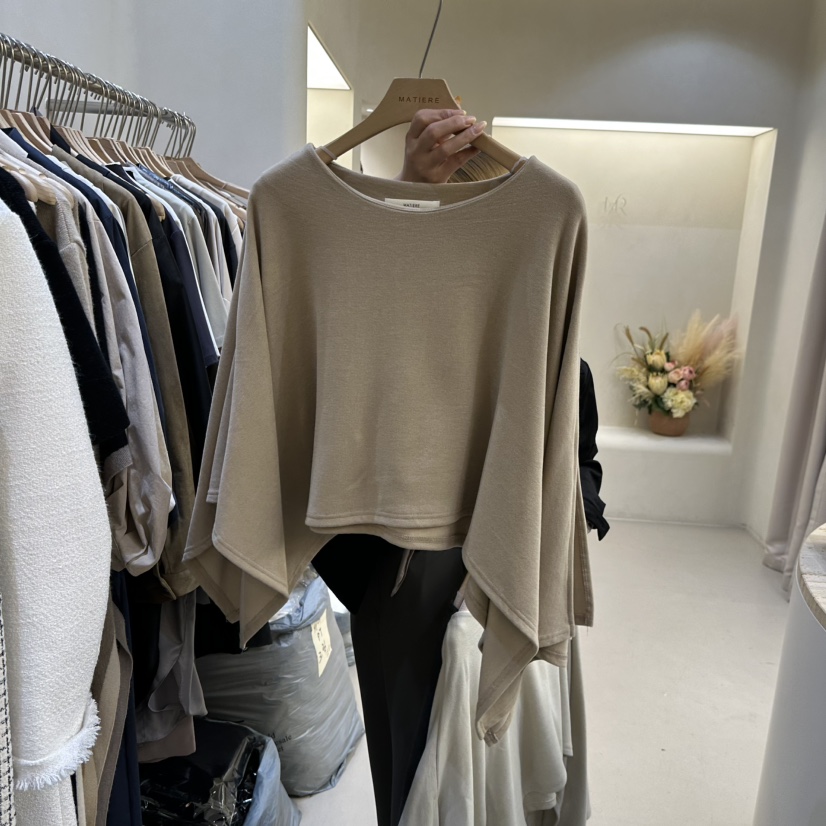 MATIERE韓國代購㊣女士新款休閑人氣職業時尚25秋冬長袖T恤MATIERE長袖T恤圖色3