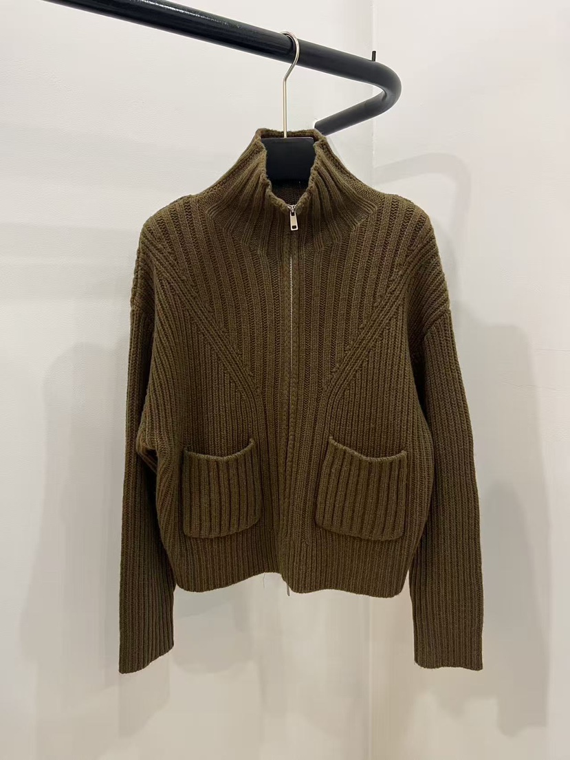 MUSHROOM EFFECT東大門㊣直郵女裝新品熱賣人氣針織衫拉鏈MUSHROOM EFFECT針織衫圖色2