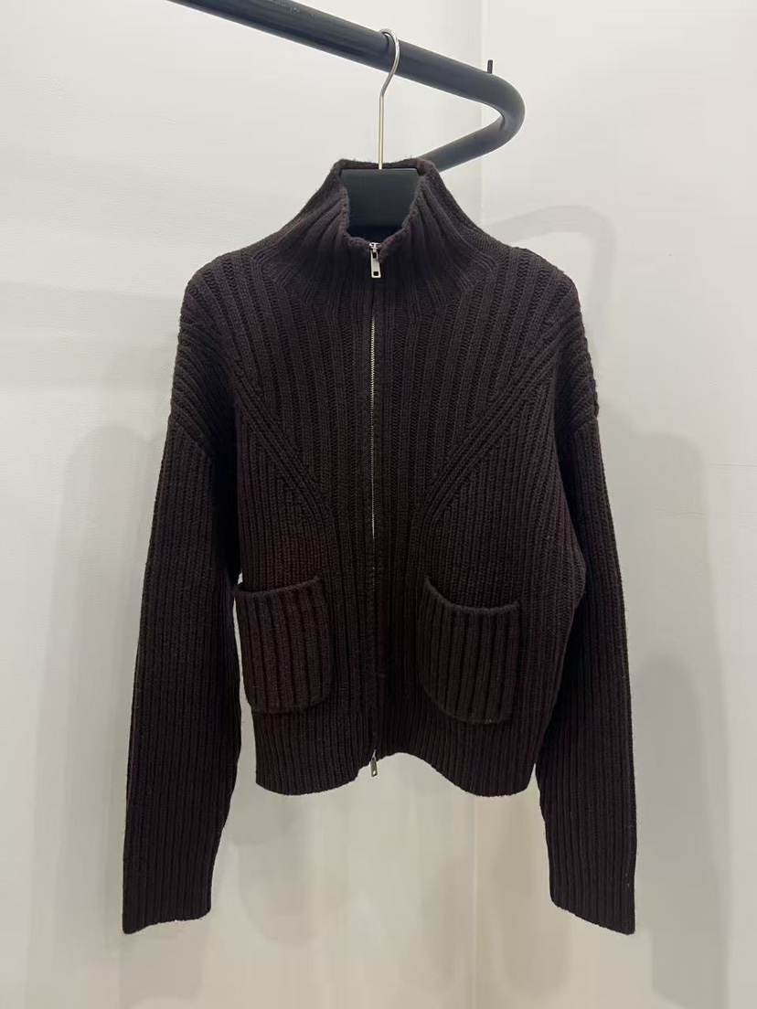 MUSHROOM EFFECT東大門㊣直郵女裝新品熱賣人氣針織衫拉鏈MUSHROOM EFFECT針織衫圖色3