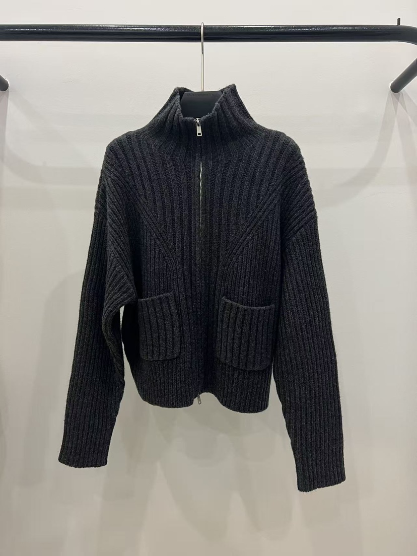 MUSHROOM EFFECT東大門㊣直郵女裝新品熱賣人氣針織衫拉鏈MUSHROOM EFFECT針織衫圖色4