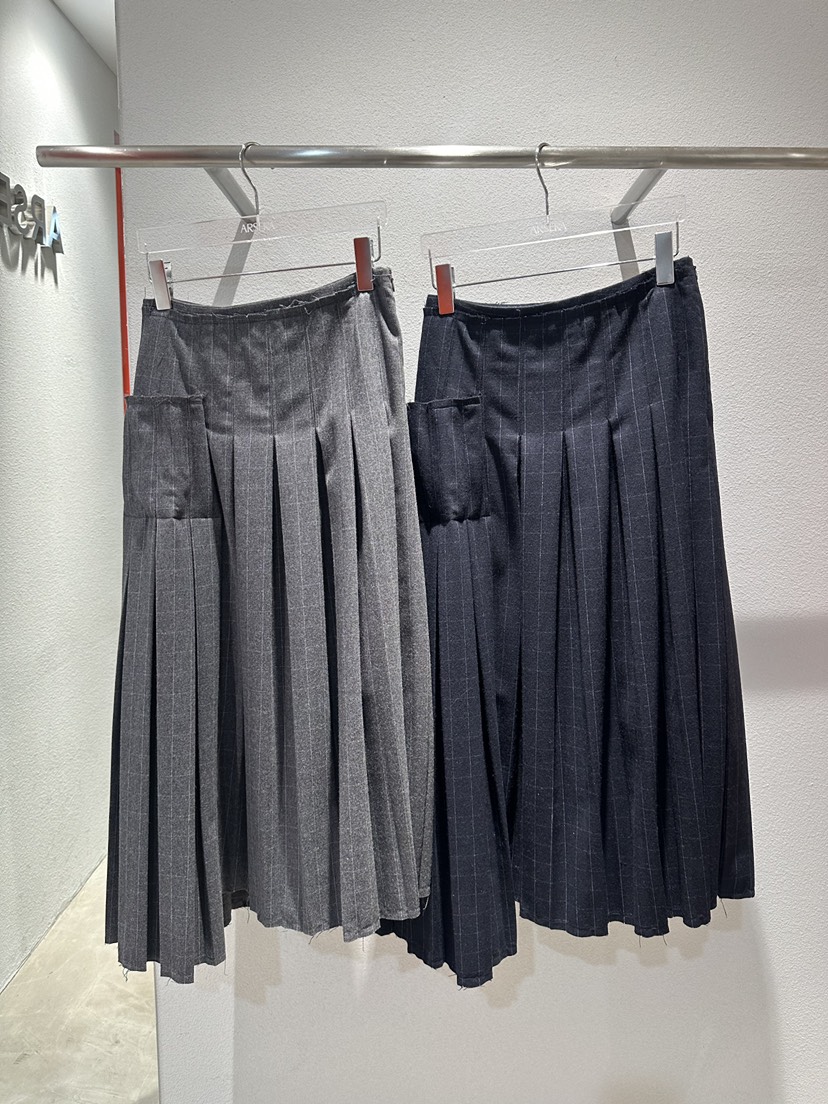 ARSERA韓國代購㊣女士新款休閑熱賣職業時尚25秋冬長裙羊毛格紋ARSERA長裙