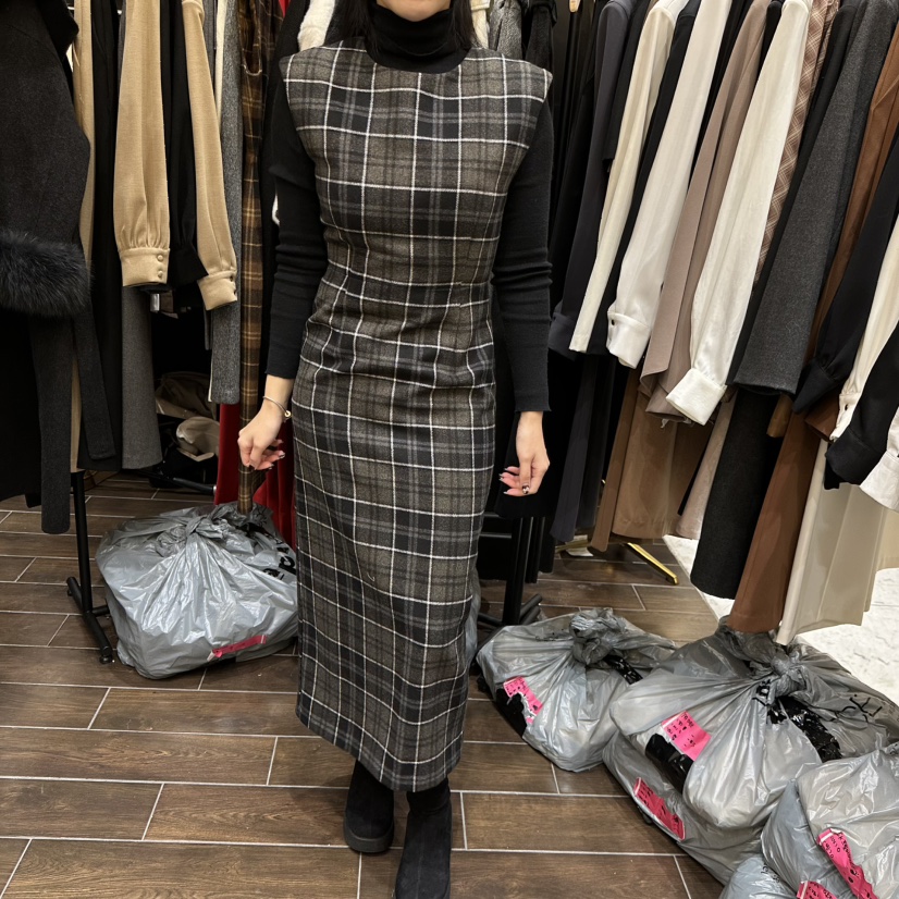 HERISH-HAUTE韓國直郵㊣女士新品熱賣時尚人氣連衣裙不含內搭HERISH-HAUTE連衣裙圖色1