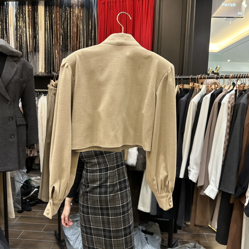 HERISH-HAUTE東大門㊣實拍女裝新款人氣時尚熱賣襯衫蕾絲衫HERISH-HAUTE襯衫/蕾絲衫